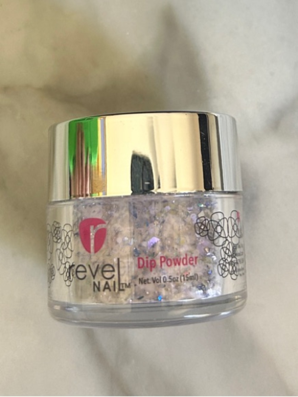 Revel Nail Glitter Dip Powder - Maytime Magic